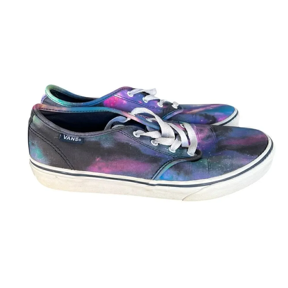 Vans Galaxy Off The Wall Size 5 Pink Purple Blue Green